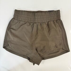 adidas Women's Athletic Pacer Shorts in Olive Green - Size XS - Gym - Athletic